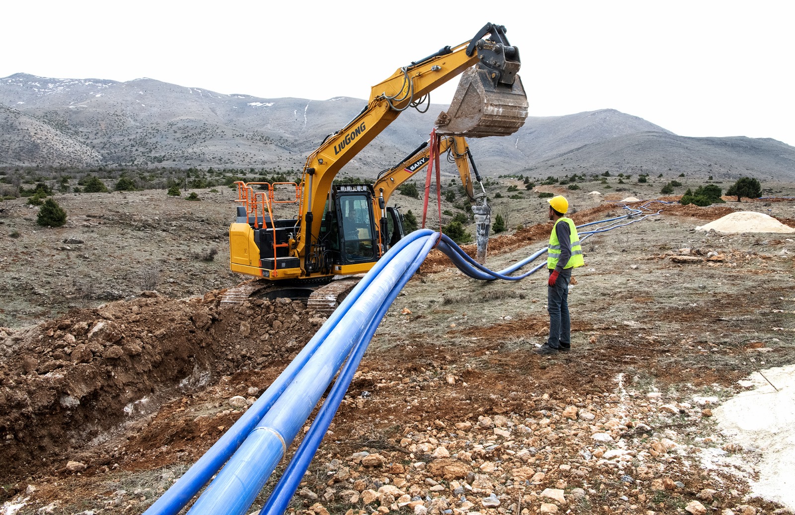 MASKİ’DEN DOĞANŞEHİR ÇIĞLIK, KELHALİL, POLATDERE’YE 8 BİN 100 METRE ALTYAPI