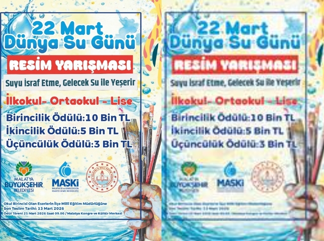 MASKİ’DEN ÖĞRENCİLERE ANLAMLI YARIŞMA: “SUYU İSRAF ETME, GELECEK SU İLE YEŞERİR”