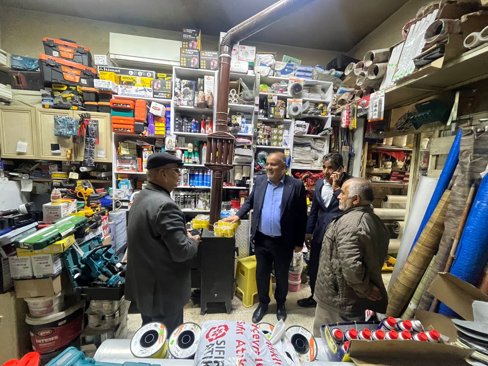 MHP Malatya İl Başkanı Gökhan Gök Akçadağ'da Teşkilat ve Esnafla Buluştu