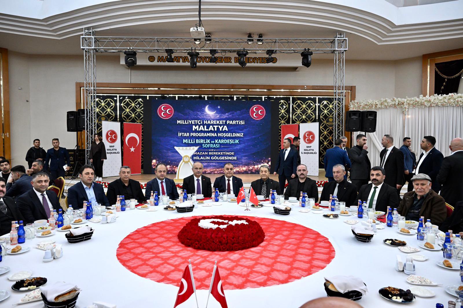 Milliyetçi Hareket Partisi Malatya İl Başkanlığı’nın İftar Programı Yoğun Katılımla Gerçekleşti