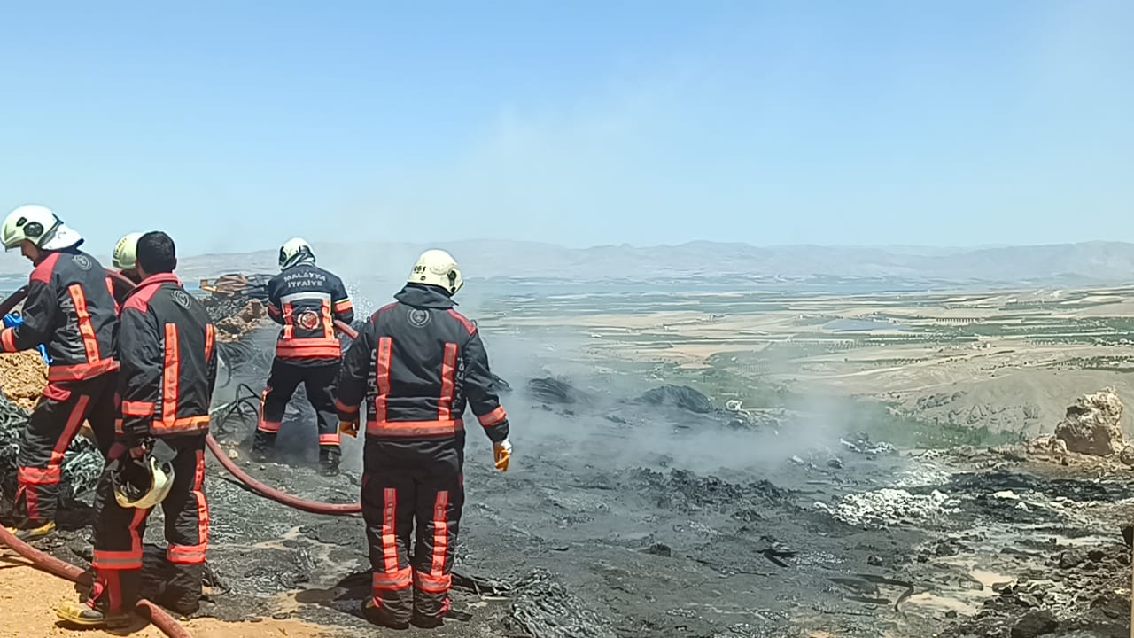Orduzu TOKİ Şantiyesinde Yangın Paniği