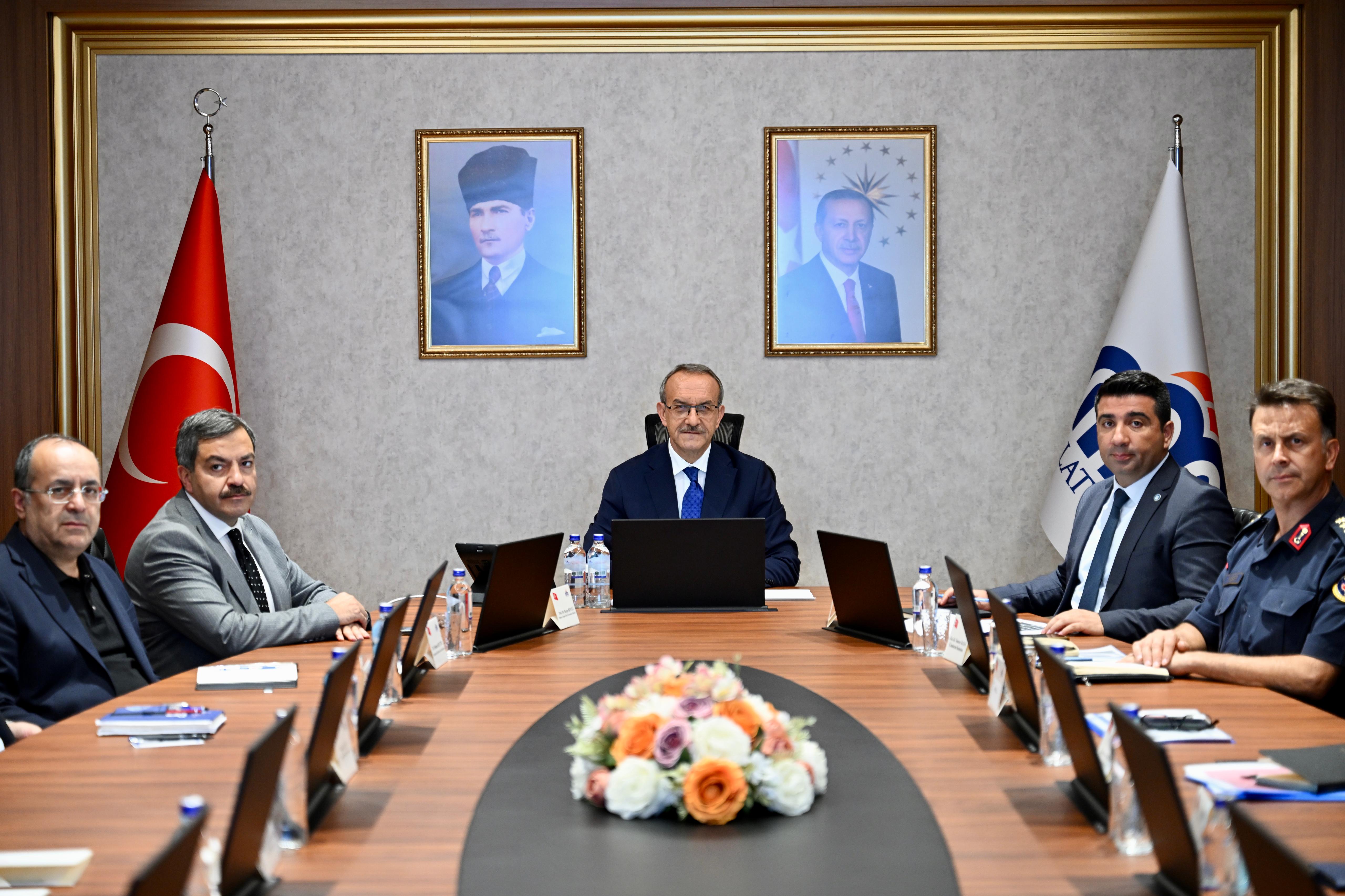Üniversitelerde Huzur ve Güveni Artırma İl Koordinasyon Toplantısı Vali Seddar Yavuz Başkanlığında Gerçekleştirildi