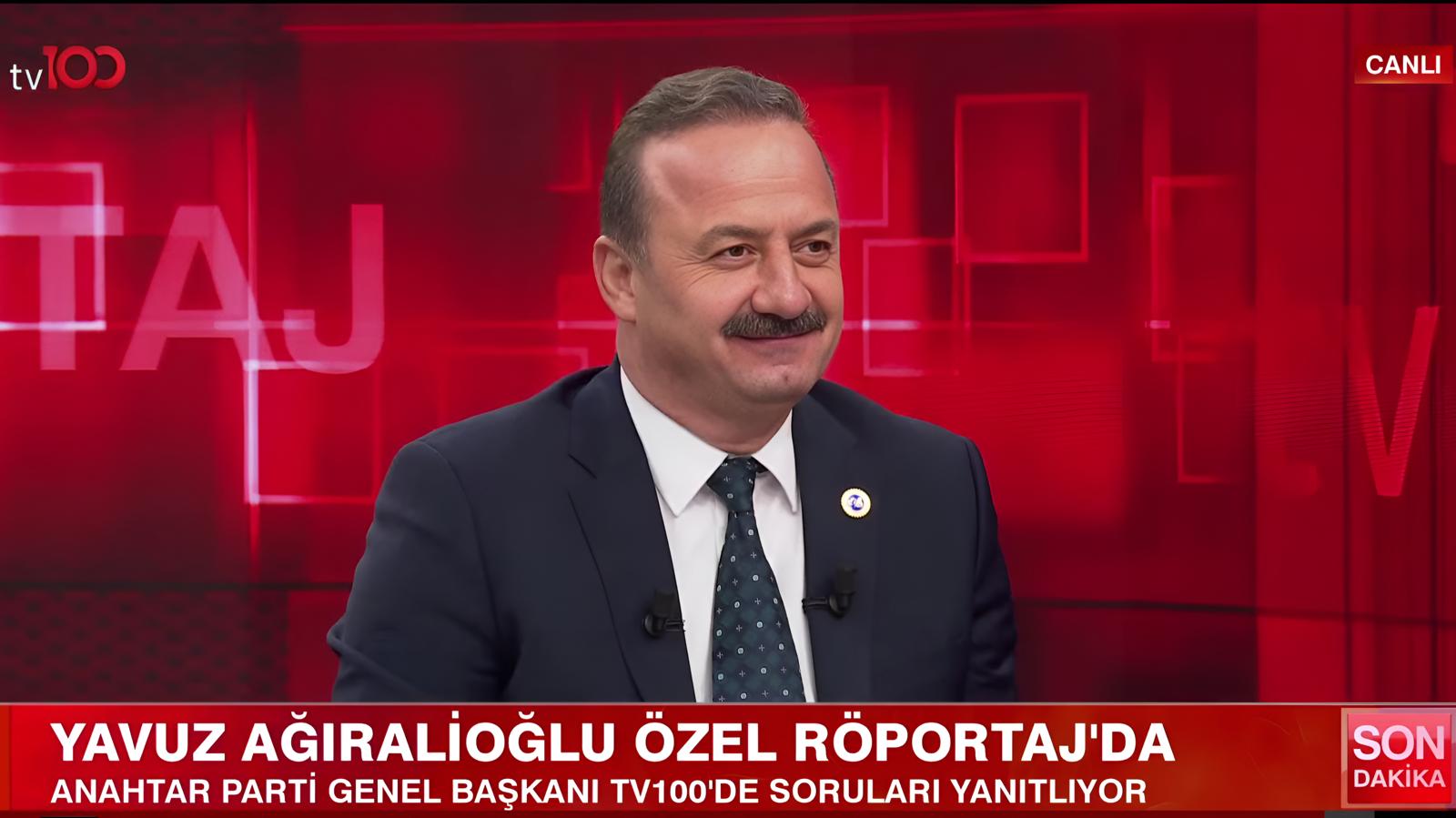 YAVUZ AĞIRALİOĞLU: ANAHTAR PARTİ SİYASİ HASIMLIK YAPMIYOR!