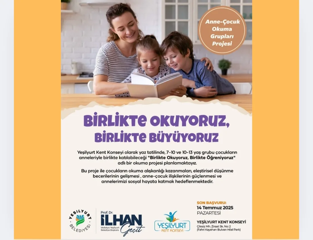 Kent Konseyi’nden ‘Anne-Çocuk Okuma Grupları’ Projesi
