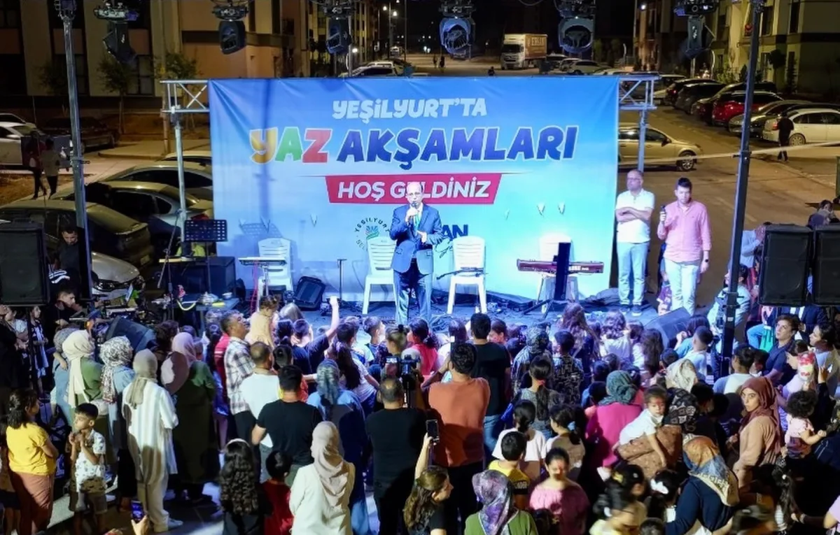 ‘YEŞİLYURT’TA YAZ AKŞAMLARI’ COŞKUSU