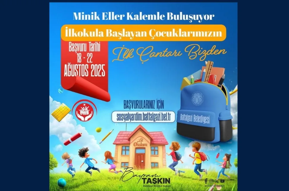 Battalgazi Belediyesi’nden Ailelerin Yükünü Alacak Kırtasiye Desteği