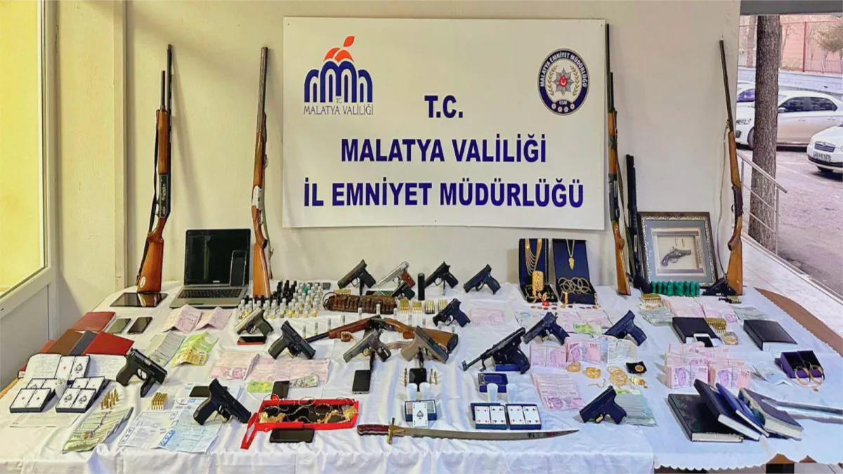 Malatya’da Suç Örgütlerine Dev Operasyon: 36 Şüpheli Yakalandı