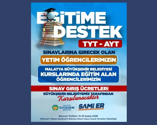 BÜYÜKŞEHİR BELEDİYESİ ÖĞRENCİLERİN YANINDA OLMAYA DEVAM EDİYOR